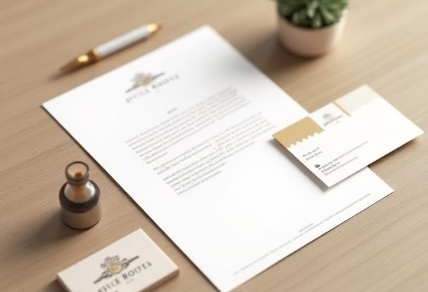 Branding project example: Logo and stationery design